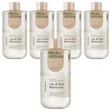 FRUDIA 自然而然 植萃溫和瞬效眼唇卸妝液 純素友善, 300ml, 5瓶