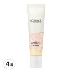 보나쥬르 언더커버 더마 비비크림, 내추럴 베이지, 4개, 30ml
