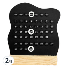 Ilsangsokbanzzak 室內裝飾數位倒數日曆, 黑色, 2個