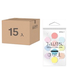 Midori 十彩迷你透明便條貼 11377, 對話框, 150枚入, 1個