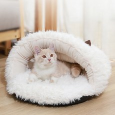 요기쏘 반려동물 알파카 둥지 하우스, 화이트, 1개