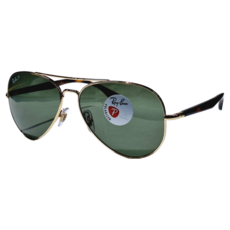 Ray-Ban 雷朋 金屬框偏光鏡片太陽眼鏡 RB3675-001/58