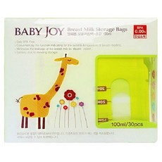 perfection Baby Joy 母乳儲存袋 100ml 30入, 1盒