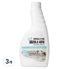 크린포유 로봇청소기 전용 세제 세정제 로보락 에코백스 드리미 삼성 LG 코튼블루 싹다 고농축 클리너, 480ml, 3개