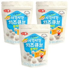 베베스트 처음먹는 사각사각 치즈큐브, 플레인, 3개, 16g