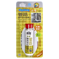 修繕屋 4823金屬專用包心塑鋼土 車體鈑金/引擎裂縫/水箱修補, 1個