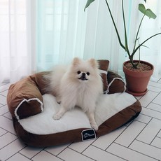 딩동펫 메리 방석, 브라운, 1개