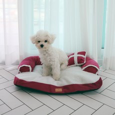 DING DONG PET 寵物專用拼色坐墊, 玫瑰粉