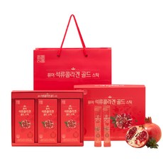 膠原蛋白石榴黃金飲 30條入+購物袋, 360g, 1組