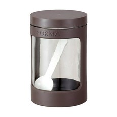 ASVEL 多彩玻璃調味罐, 附小湯匙, 鈉鈣玻璃材質, 簡約大方, 470ml, 1個