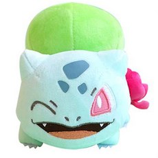 PoKeMoN 寶可夢 手持花朵的妙蛙種子玩偶, 12cm, 混合色, 1個