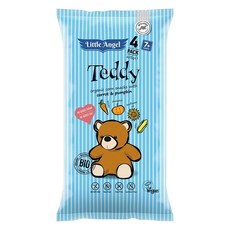 Little Angel 小熊 玉米點心, 南瓜蘿蔔, 60g, 1袋