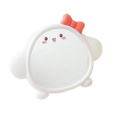 Moneypool蝴蝶結小狗可愛房間桌鏡, 蝴蝶結 白色