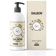 Dalbon 保濕洗髮潤絲二合一狗狗用品, 1L, 1個
