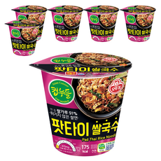 오뚜기 컵누들 팟타이 쌀국수, 50g, 6개