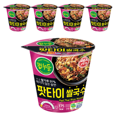 오뚜기 컵누들 팟타이 쌀국수, 50g, 5개