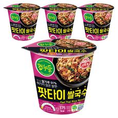 오뚜기 컵누들 팟타이 쌀국수, 50g, 4개