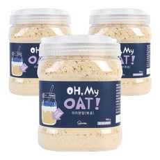 우리가스토리 오 마이 오트 볶은귀리분말, 900g, 3개