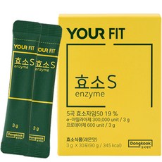 동국제약 유어핏 곡물 효소 S 30p, 90g, 1개