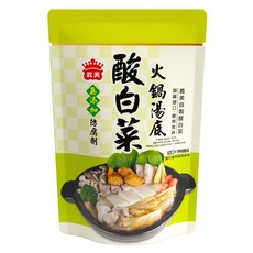 義美 酸白菜火鍋湯底, 750g, 1包