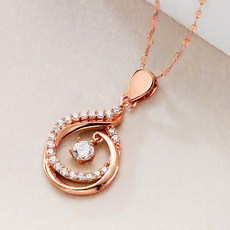 JuriEtte 14K/18K 女性日常 Lady Belle 金項鍊 + 贈品戒指 + 購物袋