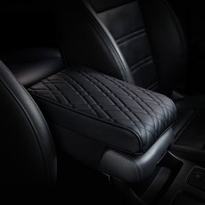 MOMOTO 記憶棉汽車中央扶手靠墊, 黑色