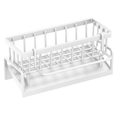 FANCY LIFE 廚房收納瀝水架，白色，ABS材質，9.5*10.8*23cm, 1個