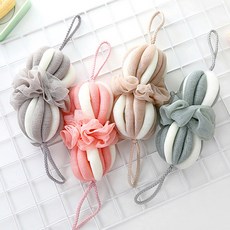 뽀르픽 등 샤워타월 목욕 샤워볼, 캔디, 4개입, 1세트