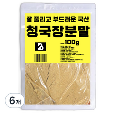 Biniplangsen好溶解又柔軟的韓國產清麴醬粉, 100g, 6個