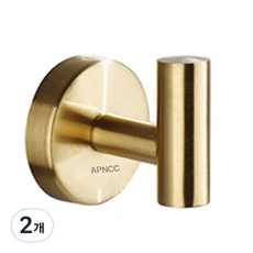 前程似錦 高級款壁掛式多用途掛鉤, 2個, 金色