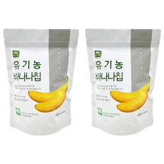 Yougaone 香蕉脆片, 400g, 2包