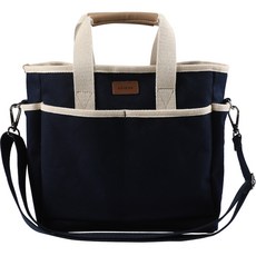 nordico 附可調節背帶拼色媽媽包, 海軍藍