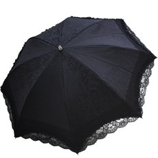 HNC 荷葉邊蕾絲遮陽傘