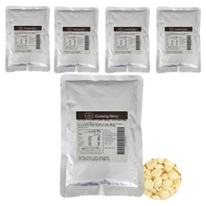 카카오네이처 화이트 컴파운드 코팅 초콜릿, 500g, 5개