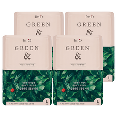 i'm O Green&護翼型衛生棉, L(280mm), 24片, 4包