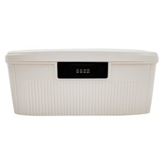 FAmILyLIFE 生活 珍藏加厚4碼密碼收納箱 中款 11L, 白色, 1個