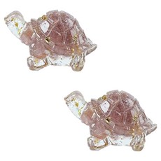 홈플로우 신년 장수기원 원석 느낌 거북이 장식 피규어 2p, 20