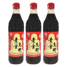 工研 素食烏醋 600ml – 專為素食主義者打造, 3罐