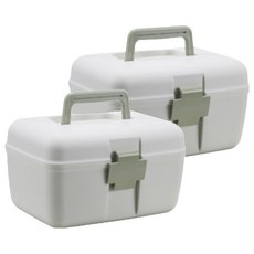 家用收納箱 綠色, 2個