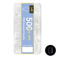 Elvia腳指甲貼 10種*50入, 透明, 1組