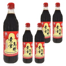 工研 素食烏醋 600ml – 專為素食主義者打造, 5瓶