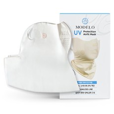 MODELO 長頸口罩, 象牙白, 1個