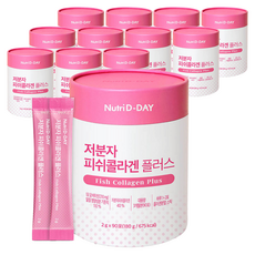 뉴트리디데이 저분자 피쉬콜라겐 플러스, 180g, 12개