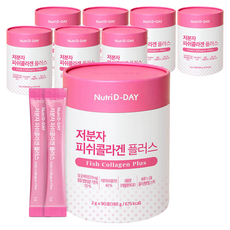 뉴트리디데이 저분자 피쉬콜라겐 플러스, 180g, 8개