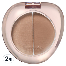 ETUDE 謎漾雙色眼影, 棉花拿鐵加鮮奶油, 2個