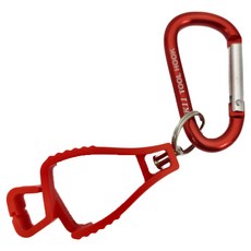 SK11 手套掛勾 手套夾 登山扣款, 紅, 1個, 35 x 150 x 20mm