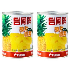 台鳳 整片鳳梨 罐頭, 565g, 2罐