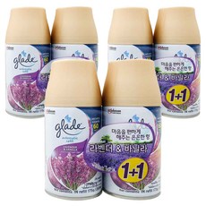 그레이드 자동분사 방향제 라벤더 & 바닐라 리필, 269ml, 6개, 라벤더 앤 바닐라