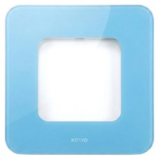 Kinyo LED晶透極簡透明款體重計 280 x 280 x 20mm, DS-6562, 透明款, 1個
