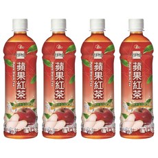 光泉 蘋果紅茶, 585ml, 4瓶